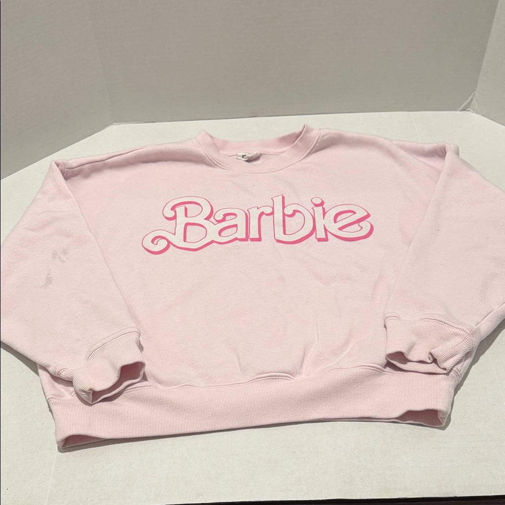 Barbie Light Pink Logo Hoodie